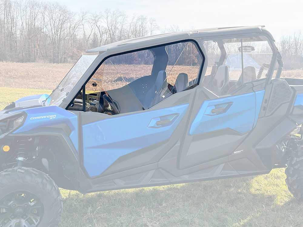 Can Am Commander Venting Polycarbonate Upper Doors Kit | UTV Direct