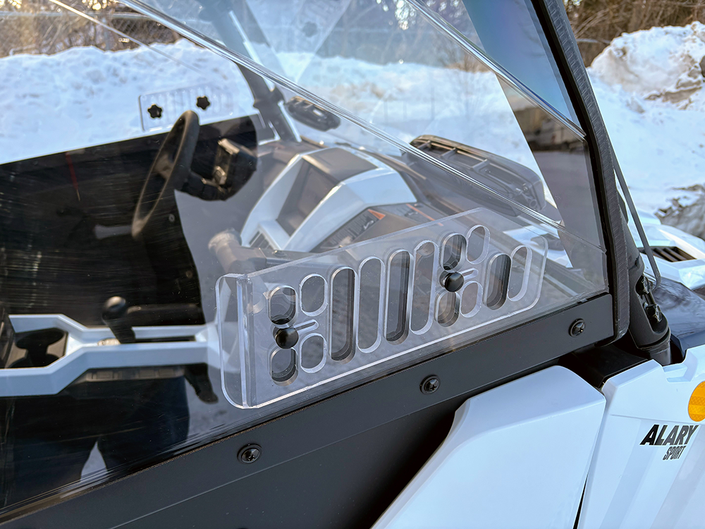 Yamaha Wolverine RMAX 2 1000 Hard Upper Door Window Kit Tinted