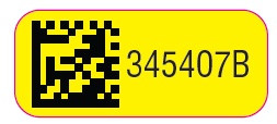 0.30" X 0.70" YELLOW