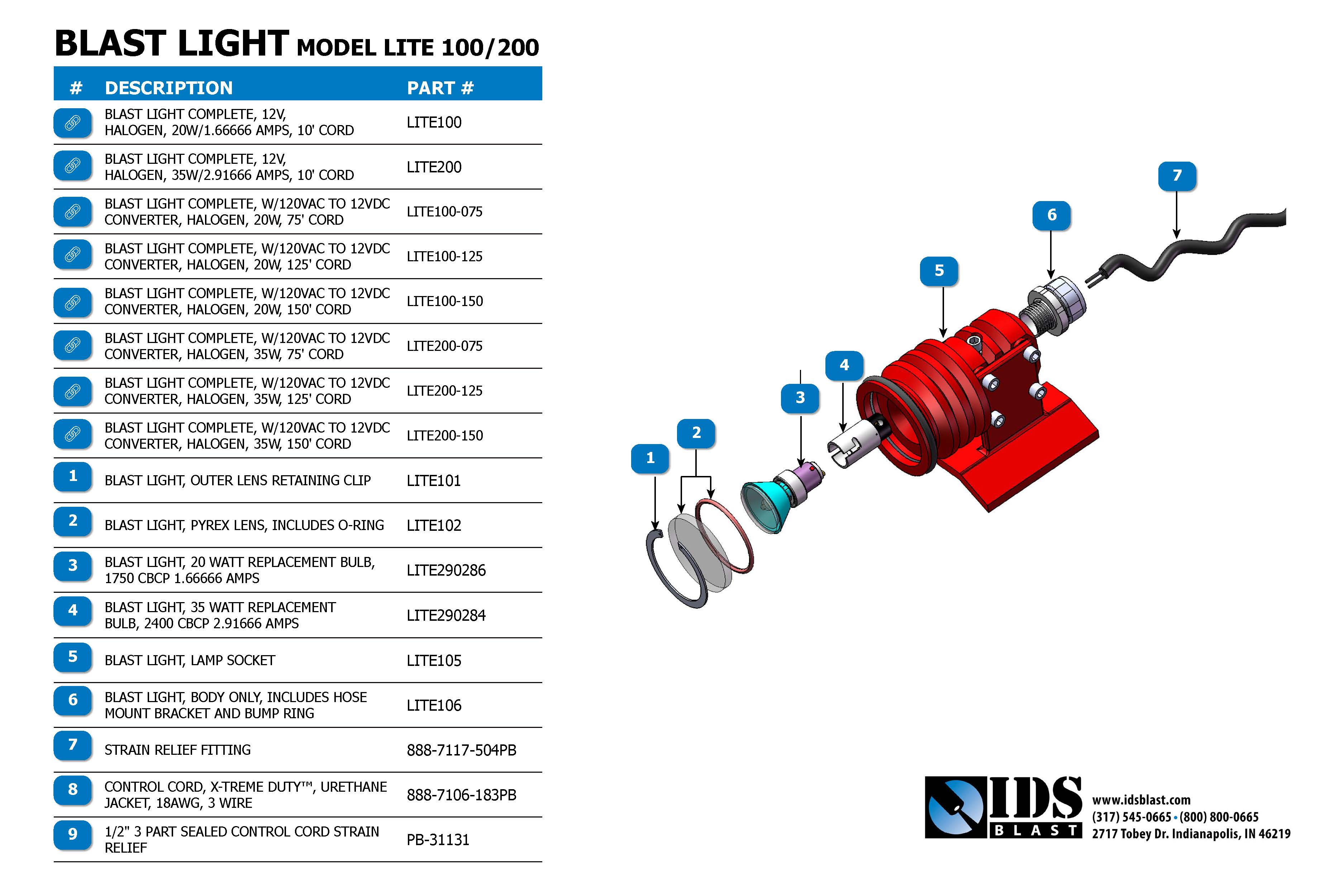 BLAST_LIGHT_LD Line Drawning