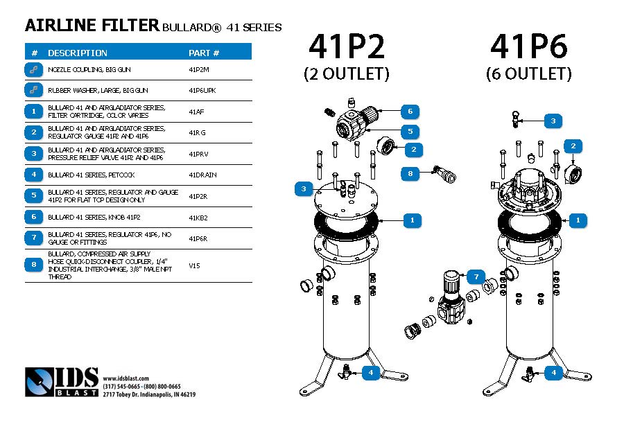 Bullard-41Series-LD Line Drawning