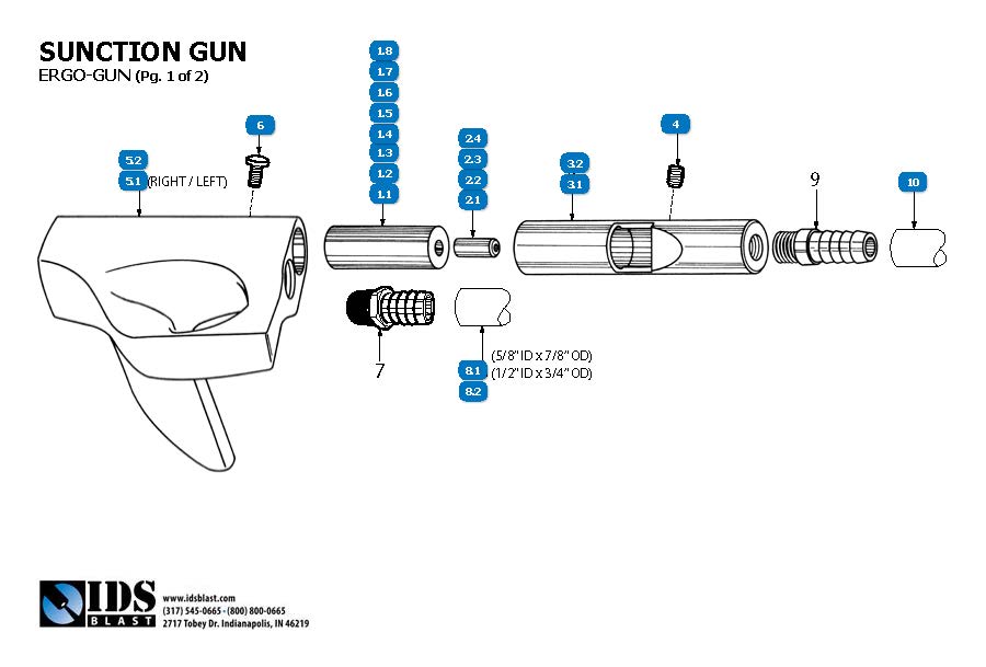 ErgoSuctionGun_LD Line Drawning