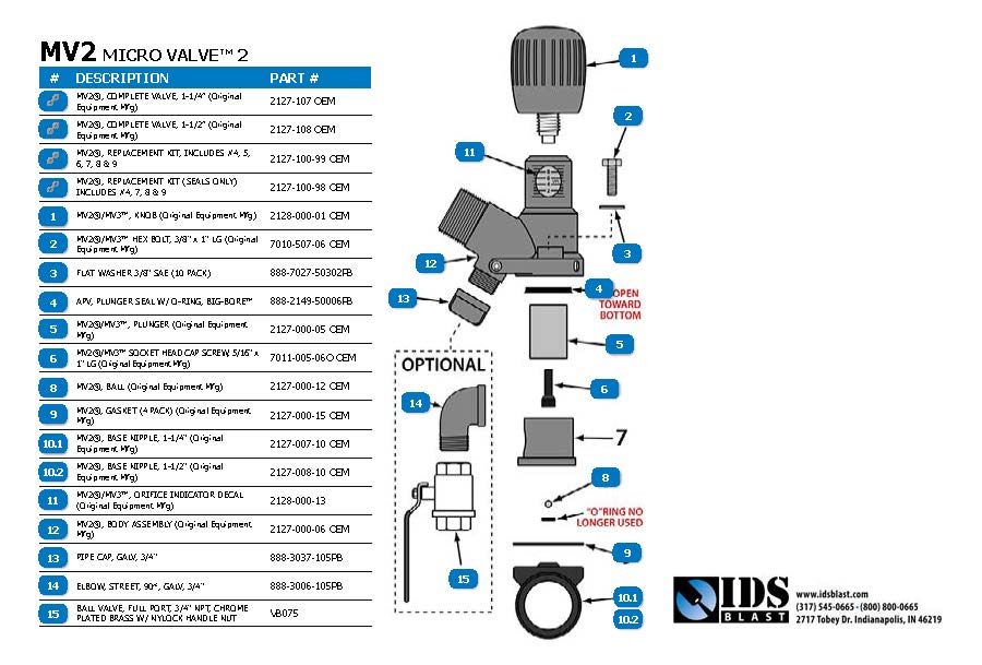 MicroValve-2-LD Line Drawning