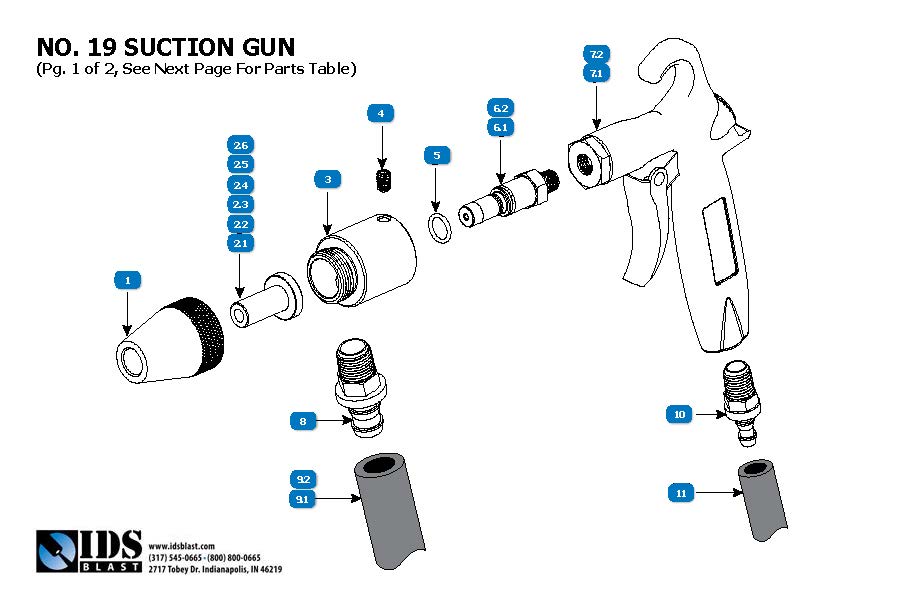 NO19-GUN-LD Line Drawning