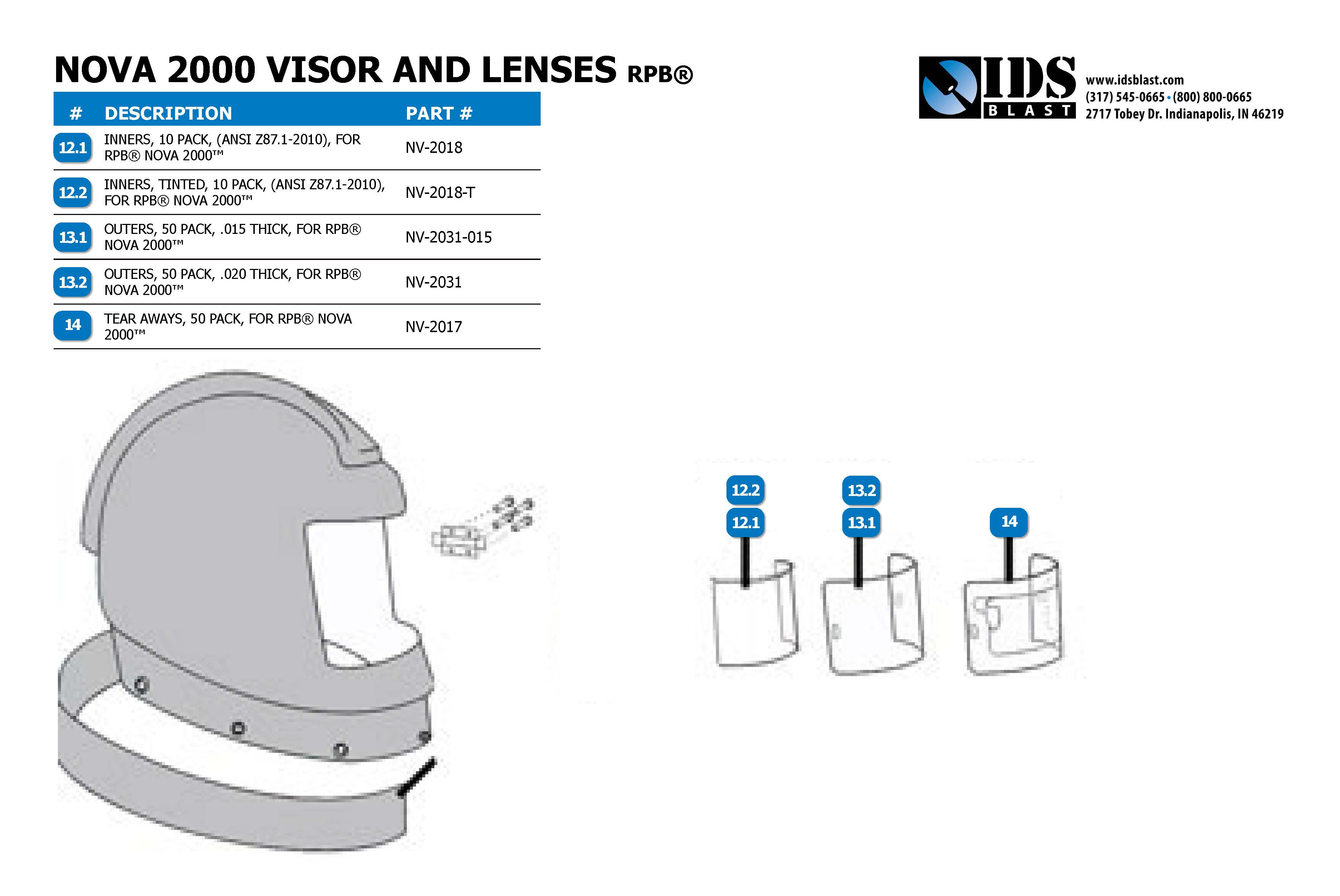 NOVA2000LENSLD Line Drawning