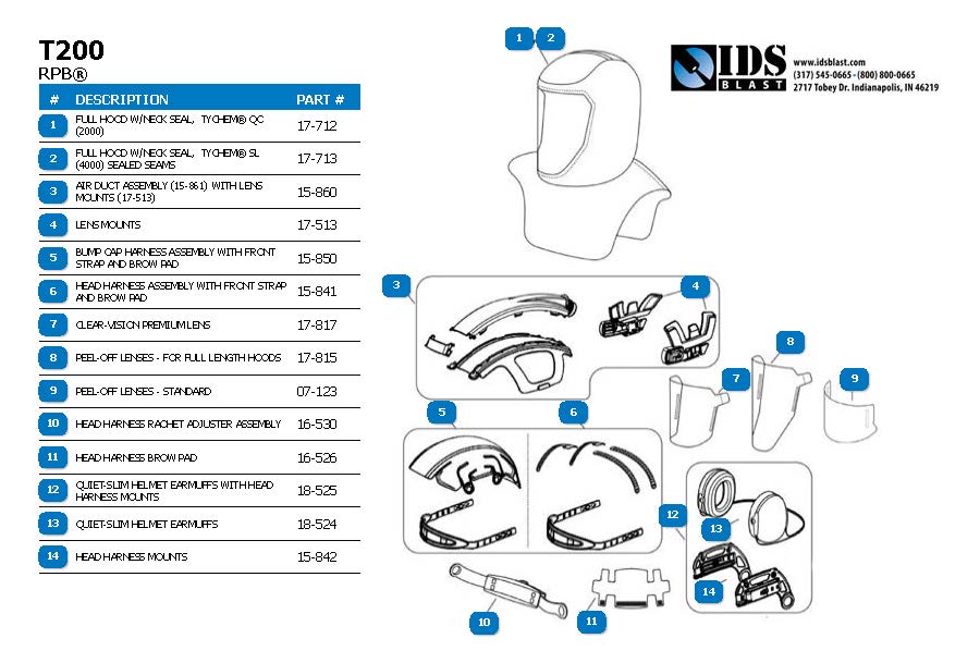 T200-LD Line Drawning