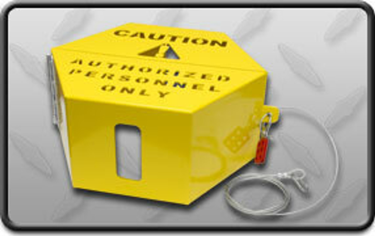 LOCKOUT TAGOUT DEVICE FOR TOP CLOSURE
