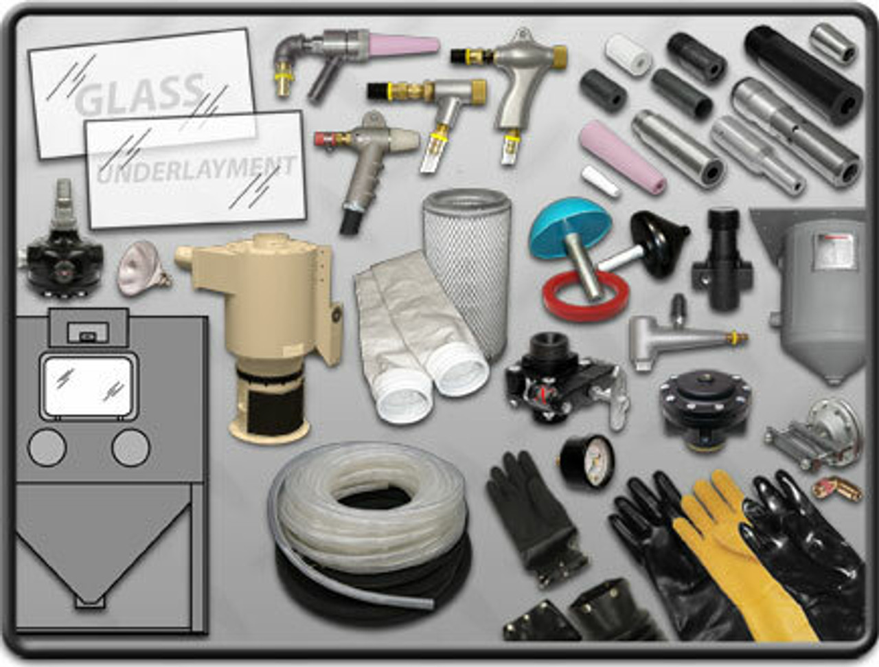 BLAST CABINET PARTS / SUPPLIES (INDUSTRIAL)