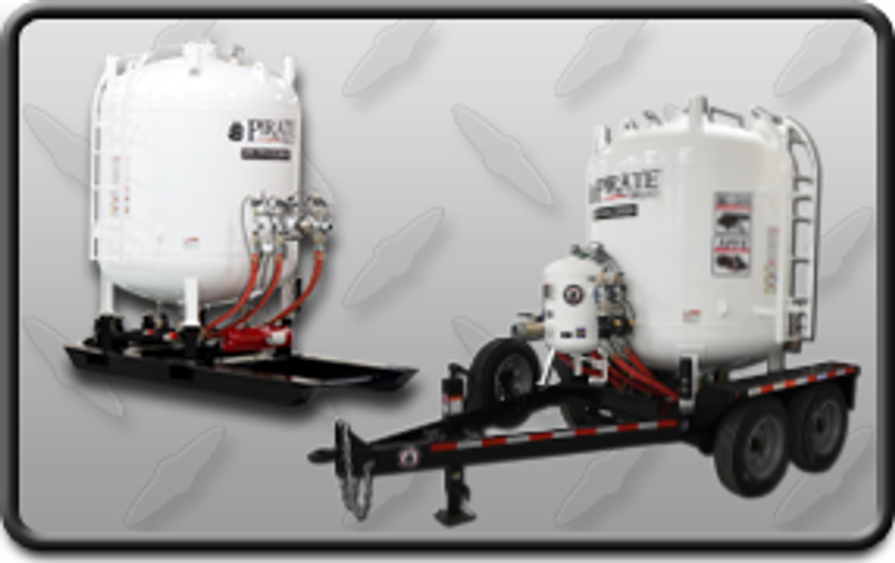 BULK BLASTING POTS & MOUNTS - 120-160 CU FT