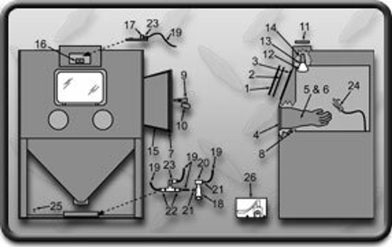 EMPIRE STYLE CABINET COMPONENTS