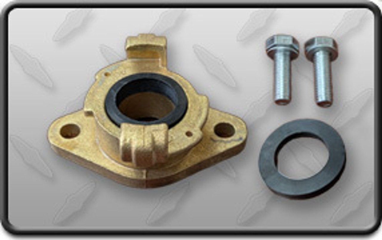 FLANGE MOUNTED BLAST HOSE COUPLING (ELBOW ADAPTOR)