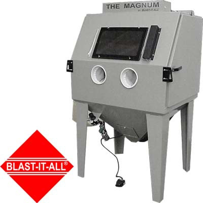 4436 MAGNUM™ SERIES SUCTION BLAST CABINET WITH 400 RECLAIMER DUST