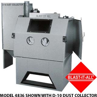 BLAST-IT-ALL® 3636 SUCTION BLAST CABINET, ALUMINUM PISTOL GRIP