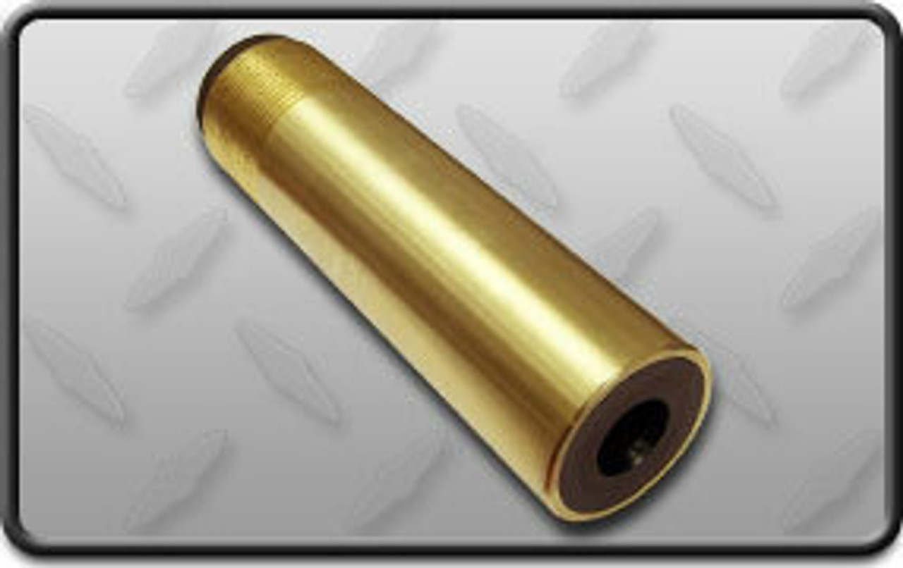 TUNGSTEN CARBIDE - 1-1/4" THREADS - BRASS JACKET