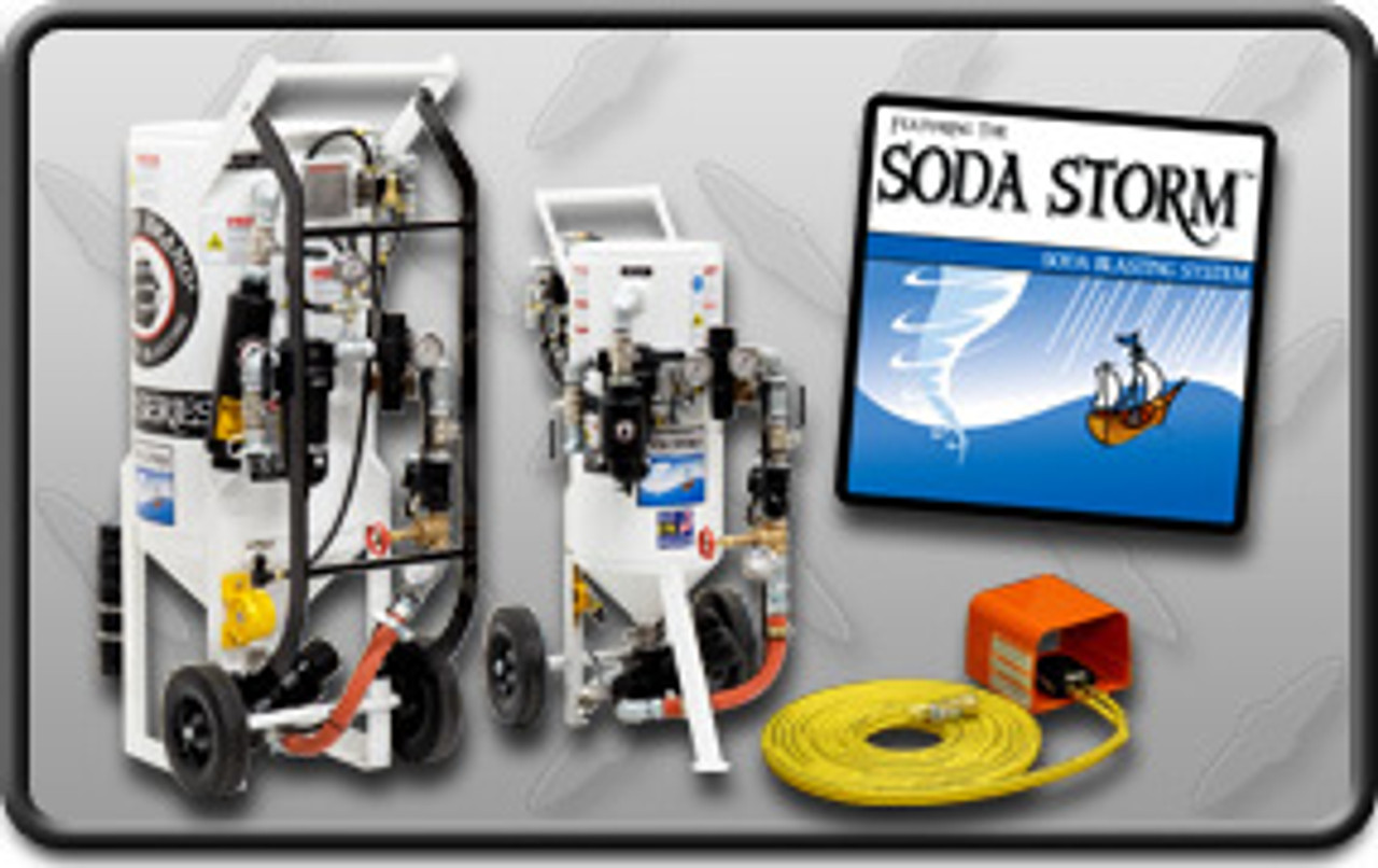 SODA BLAST POTS (FOR PRESSURE CABINETS)