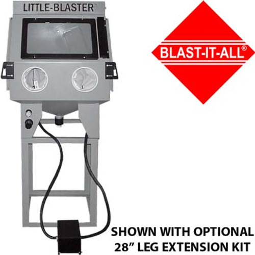 2824 LITTLE-BLASTER™ SERIES SUCTION BLAST CABINET, WITH 100 CFM DUST COLLECTOR (MODEL: LB2824)