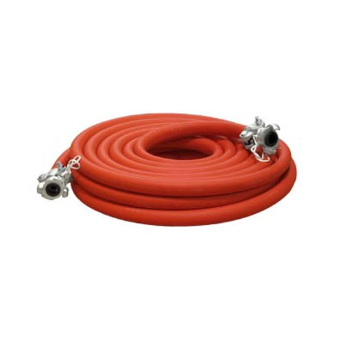 3/4" AIR HOSE ASSEMBLY (RED) W/COUPLINGS, INCLUDES: (50') 112-0034, (2) UH-075  (2) BCQ-075B