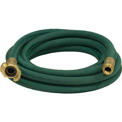 1/2" BLAST HOSE ASSEMBLY : (25') GREEN BLAST HOSE, (1) BRASS QUICK COUPLER  (1) BRASS NOZZLE HOLDER