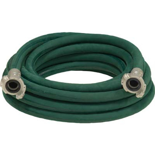 1/2" BLAST HOSE EXTENSION ASSEMBLY : (50') GREEN BLAST HOSE  (2) ALUMINUM QUICK COUPLERS