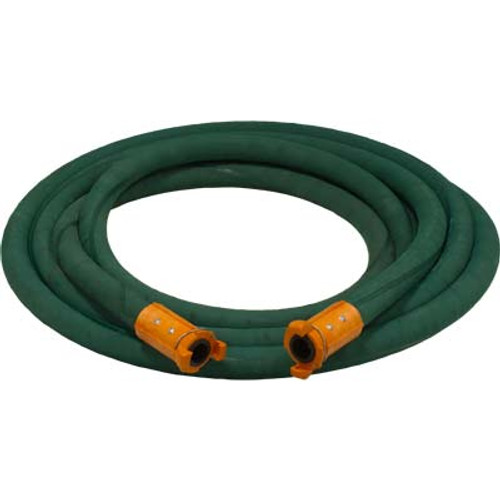 1" BLAST HOSE EXTENSION ASSEMBLY : (25') GREEN BLAST HOSE  (2) NYLON QUICK COUPLERS