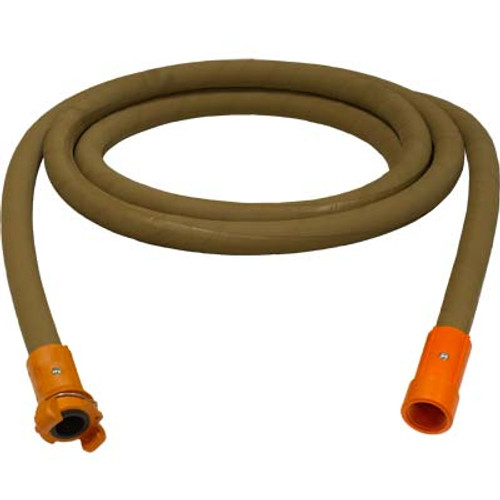 1" BLAST HOSE ASSEMBLY : (10') TAN BLAST HOSE, (1) NYLON QUICK COUPLER  (1) NYLON NOZZLE HOLDER