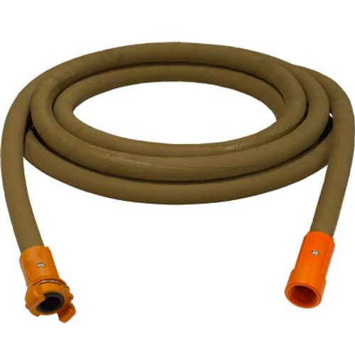 1" BLAST HOSE ASSEMBLY : (25') TAN BLAST HOSE, (1) NYLON QUICK COUPLER  (1) NYLON NOZZLE HOLDER