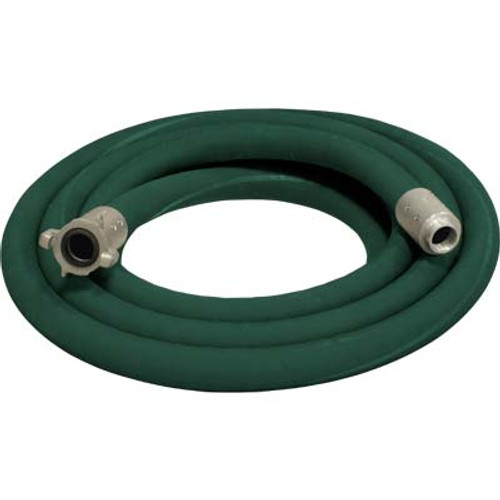 1-1/2" BLAST HOSE ASSEMBLY, BIG GUN FULL FLOW, : (25') GREEN HOSE, (1) ALUMINUM COUPLER AND NOZZLE HOLDER