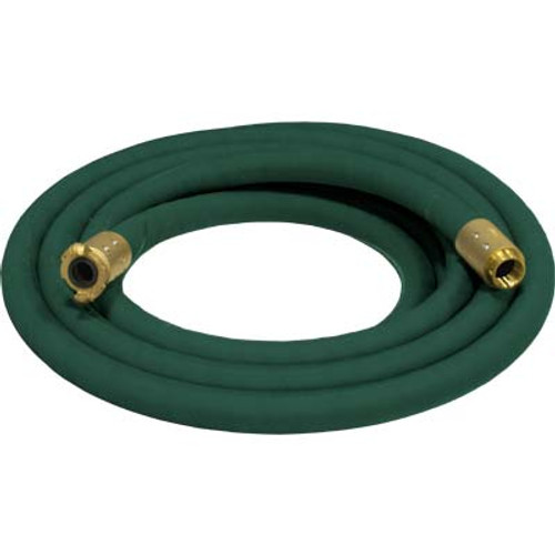 1-1/4" BLAST HOSE ASSEMBLY : (25') GREEN BLAST HOSE, (1) BRASS QUICK COUPLER  (1) BRASS NOZZLE HOLDER