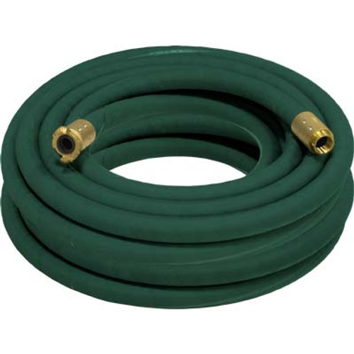 1-1/4" BLAST HOSE ASSEMBLY : (100') GREEN BLAST HOSE, (1) BRASS QUICK COUPLER  (1) BRASS NOZZLE HOLDER