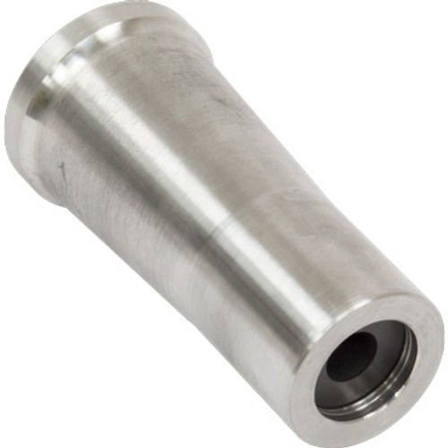 NOZZLE, BORON CARBIDE, MEDIUM TAPERED CONE, STRAIGHT BORE, 1/2" BORE, 3" LENGTH