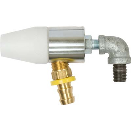 GUN, #4, 1/4" CERAMIC NOZZLE, W 3/32" AIR JET (12 CFM @ 80 PSI)