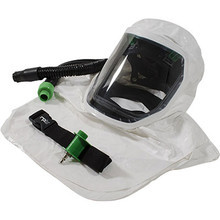 RPB® T-LINK® RESPIRATOR W/ CONSTANT FLOW VALVE, TYCHEM SL (4000) HOOD W/SEALED SEAMS & Ansi Z87+ Safety Lens