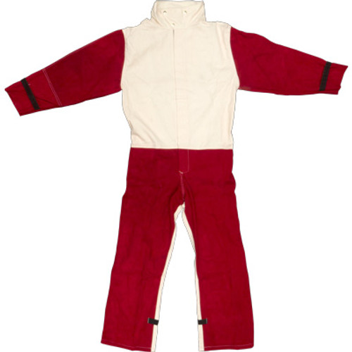 BLAST SUIT, LEATHER, SMALL, ALL VELCRO FLY