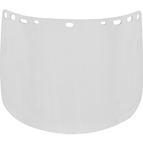 BULLARD POLYCARBONATE FACESHIELD/VISOR, 8" X 15" X .040"