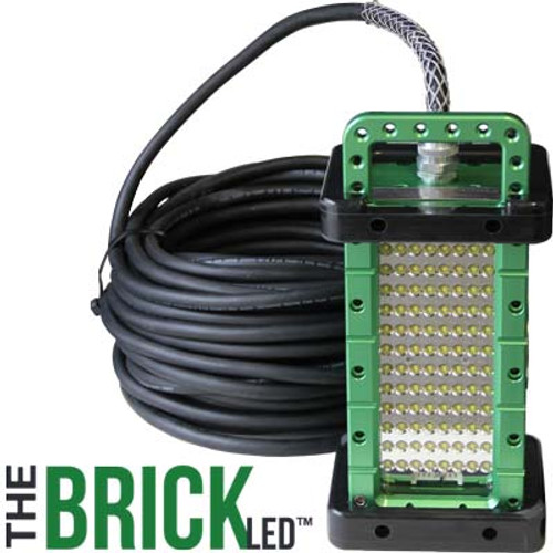 BRICK"KICK IT TOUGH" AREA LIGHT, INCL. 100' CABLE  15 AMP PLUG APPROX. 9,620 LUMENS