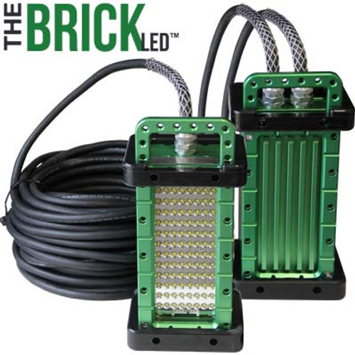 BRICK"KICK IT TOUGH" AREA LIGHT, INCL. 100' CABLE, EXPLOSION PROOF POWER CONNECTION BOX  APPROX. 11,520 LUMENS