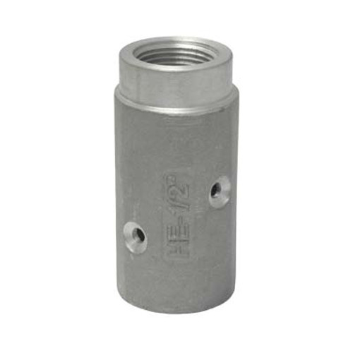 NOZZLE HOLDER, ALUMINUM, 1/2", 150 PSI MAX