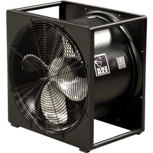 BLACK MAX FAN, 24", TEAO 115V/230V ELECTRIC MOTOR, 10,800 MAX CFM