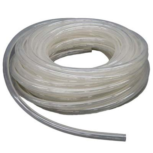 HOSE, SUCTION, CLEAR, NOMINAL 5/8" ID x 7/8" OD, PRICE PER FOOT, SOLD IN 10' INCREMENTS ONLY, BOX SIZE 100'