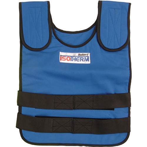 BULLARD REPLACEMENT VEST, ISO2, M-L (32"-42"), VEST ONLY, NO COOLING PACKS, DARK BLUE, FLAME RETARDANT FABRIC.