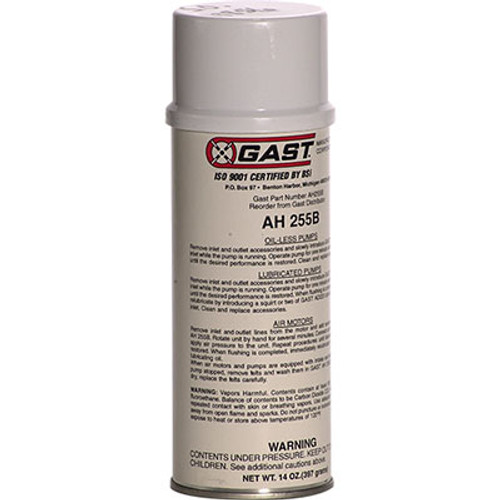 BULLARD, FREE AIR PUMP CLEANING SOLVENT, 14 OZ. AEROSOL CAN