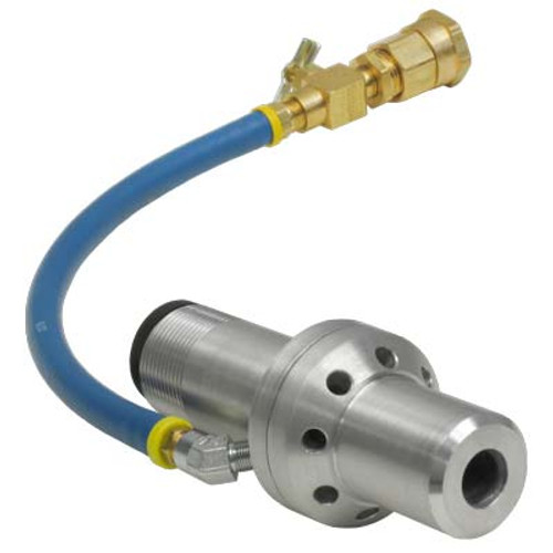 WATER INDUCTION NOZZLE SYSTEM, 1/4" BORE, 1" ENTRY, 1-1/4" THREAD, ALUMINUM JACKET, HOSE INCLUDED