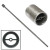 STEM SUPPORT ASSEMBLY W/THROAT ROD  TIP, LARGE PIPE BLASTER