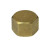 CAP, BRASS, 3/8"