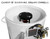 BLAST POT, STATIONARY, 10.0 CU FT, 2 OUTLET, SHORT CYCLE - PRESSURE RELEASE, PNEUMATIC W/HOSE MOUNTED ABRASIVE CUT-OFF FEATURE, 66" OAH