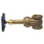 GATE VALVE, 1-1/4" BRZ