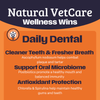 Empower your dog’s oral health with this veterinary approved formulation. Combining postbiotics, microalgae, natural seaweed and gentle ingredients. Helps target plaque and tartar and supports against harmful bacteria. Promotes fresh breath and overall oral wellbeing.

Targets plaque and tartar 
Supports healthy gums and teeth 
Promotes fresh breath naturally