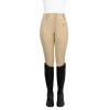 Perfectly tailored competition breeches that are technically produced from a durable, lightweight and stretchy fabric for ultimate style, performance, and comfort. These meticulously designed, high-waisted, sculpting breeches with a traditional waistband with covered zip fastening feature a full silicone seat for extra security in the saddle, belt loops, and lower leg cuffs made from a Lycra-mix stretch fabric that reduces bulk under boots and socks for optimum comfort. The quick-dry and easy-care fabric is machine washable at 30 degrees. Beautifully finished with signature gold Supreme Products hardware and detailing.