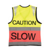 The Reflector Two Tone Warning Tabard by Hy Equestrian is designed to keep riders safe and seen while out on the roads. Featuring high visibility two-tone colouring and bold “Caution Slow” lettering on the back, this tabard ensures a clear message to passing drivers. Lightweight and breathable, it offers a comfortable fit over riding gear and secures easily with zip fastening. Ideal for hacking out at any time of year, it’s an essential piece of safety wear for responsible riders who want to stand out and stay protected.