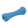 Give a dog a bone. A natural rubber bone at that. This tough chew toy is made from thick and springy rubber and suited for the heaviest of chewers. No toy is indestructible but this is as close as we get.